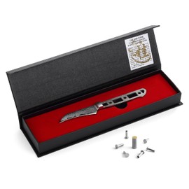 KATSURA Woodworking Project Kit – Bird Beak Paring Peeling Knife Blank – 2.75 Inch – Japanese Premium AUS 10, 67 Layers Damascus Steel – Perfect for Woodworkers, Crafters