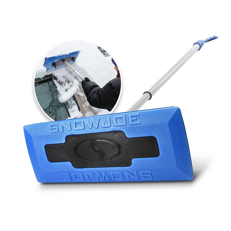 Snow Joe 18" Telescoping Snow Broom & Ice Scraper for