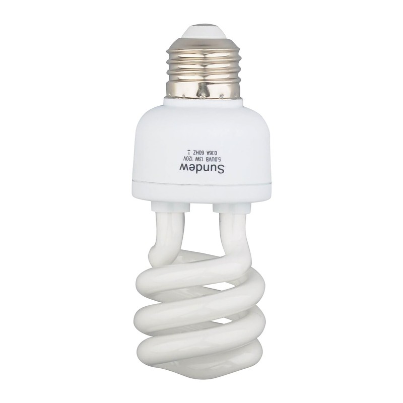 Sundew 5.0 UVB Compact Fluorescent Tropical Light Bulb for Reptiles,Terrarium