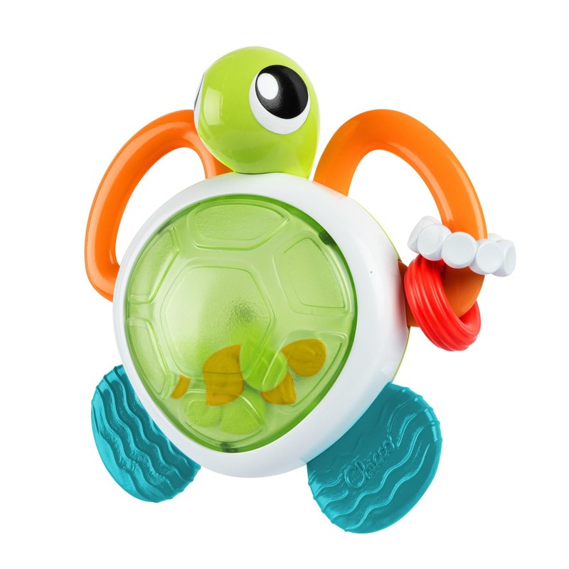 Chicco Sonaglio Elettronico Tartaruga, Gioco Multiattività con Luci e Suoni,
