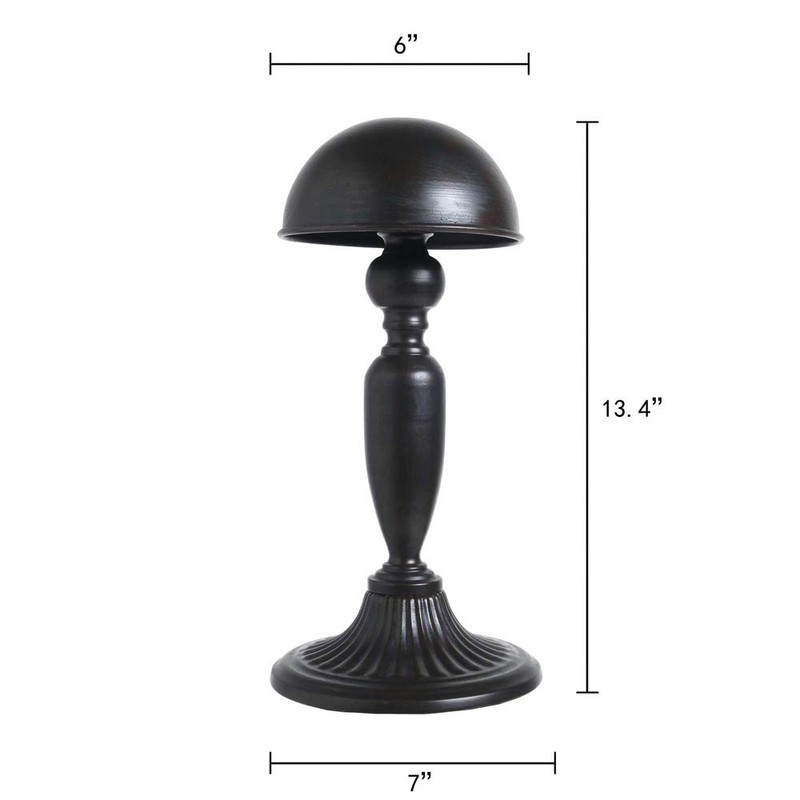 Owlgift Vintage Style Dome Shape Removable Metal Hat Rack, Cap,
