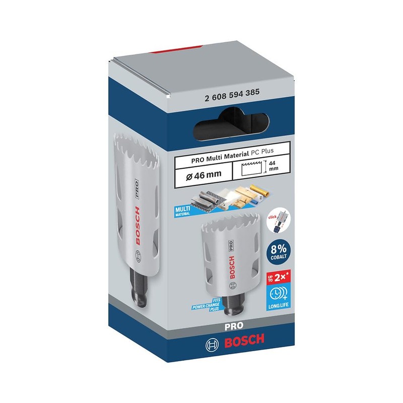 Bosch 1 x Pro Multi Material Power Change Plus Hole