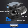 Hammerhead 1.4-Amp Multi-Function Detail Sander with 12pcs Sandpaper, Dust Collection