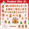 113 Pcs Christmas Bulletin Board Decorations Set Christmas Gingerbread Classroom