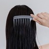 Weshin Rubber Grip Double Curve Brush for Wavy Hair, Pink,