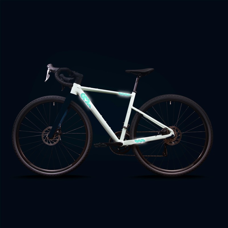 Luxshield Reflector Sticker Set - Triangles small - for bicycle