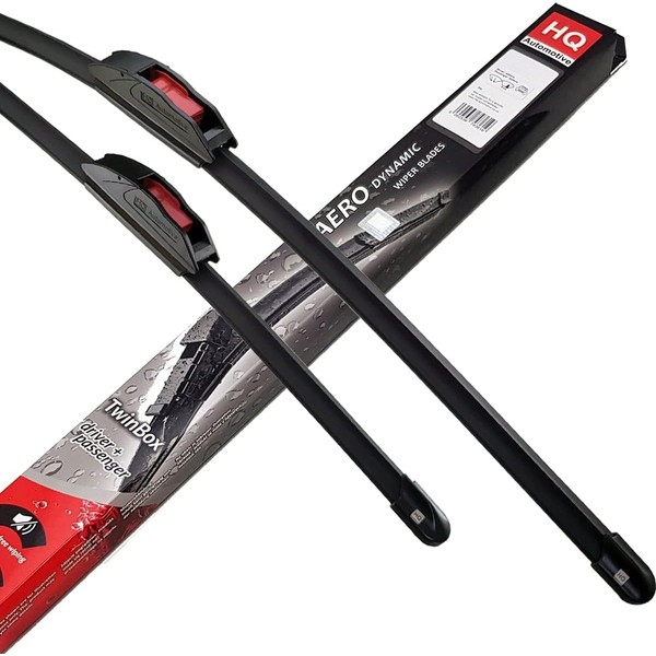 HQ AUTOMOTIVE Front Flat Aero Wiper Blades Fits INFINITY Q50