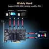 Binardat PCIE X4 to SATA Card 6 Port 6Gbps SATA