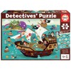 Educa - Pirate Ship, 50 Pieces Detective Puzzle for Children