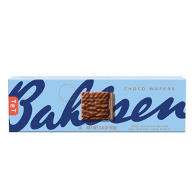 Choco Wafers Milk Chocolate Cookies (12 boxes) by Bahlsen- Wafers covered with European Chocolate - 3.4 oz boxes