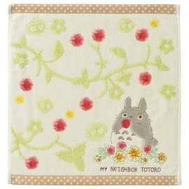 Marushin 1005034600 Ghibli Hand Towel, My Neighbor Totoro, 13.4 x 14.2 inches (34 x 36 cm), 100% Cotton