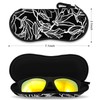NPOOYI Sunglasses Soft Case, Ultra Light Portable Neoprene Zipper Glasses