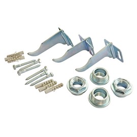 SOMATHERM FOR YOU, 601520711 Mounting Set with 3 Parts for Aluminium Radiators + 2 Straight and 2 Left Reducers M1" (26/34) - F1/2 (15 x 21) Nickel-Plated Brass