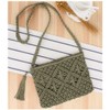 oukesin Small Cotton Shoulder Bag for Women Macrame Handmade with