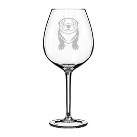 MIP Wine Glass Goblet Cute Otter Gift (20 oz Jumbo)