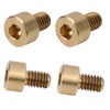 50Pcs Cap Hex Socket Screw Copper Fastener Hardware Tools Industrial