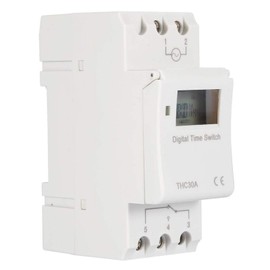 YWBL-WH LCD Digital Programmable Timer Switch DIN Rail Time Relay 30A (110V)