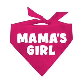 Mama's Girl Valentine's Day Valentine's Day Dog Bandana (Hot Pink, OS 949)