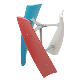 Wind Turbine Generator, 400W DC 12V Wind Generator Kit with 3 Blade Windmill Generator Suit Charge Controller Spiral Vertical Wind Turbine for Marine, RV, Home, Hybrid Solar Wind System