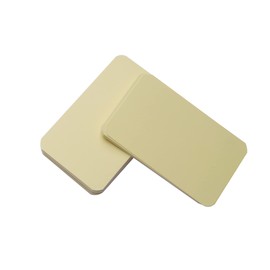 Sowaka 50 Pcs Mini Cards Kraft Paper Cardboard Small Cards Message Blank Flash Business Cards for Festival Thank You Thanksgiving Index Notes DIY Craft Project Scrapbooking Vocabulary (Yellow)