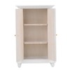 Clothes Wardrobe Miniature White Wooden Wardrobe Dollhouse Furniture for Dollhouse