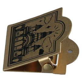 Risedot Reusable Brass Binder Clip, Notebook Binder Clip, for Home, Office, Document Organizing