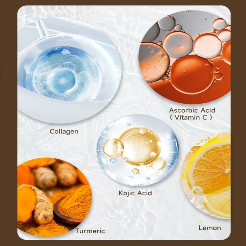 Jabón 3d Con Ácido Kójico Y Cúrcuma Hecho A Mano,