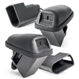 Click&Fit Heated Windshield Washer Nozzles compatible with Ford Focus 2012-2018, Transit Connect 2014-2020, Escape 2013-2016, Mondeo Fiesta C-max – Wiper spray jet kit DT1Z17603D, 2-pcs