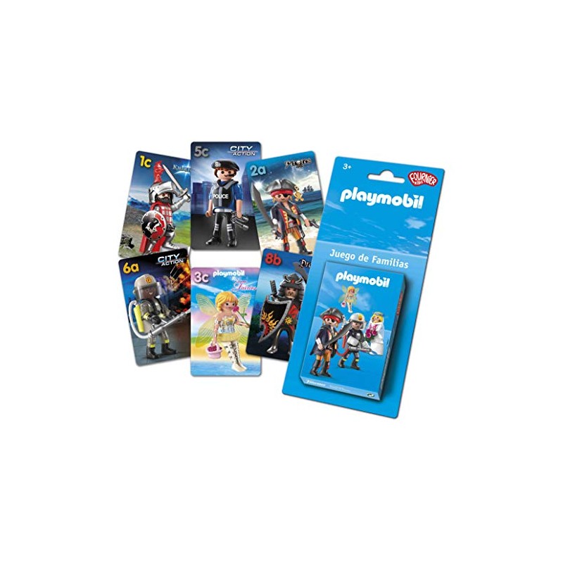 FOURNIER - Playmobil Family Game, Children's Game, Blue (1044178)