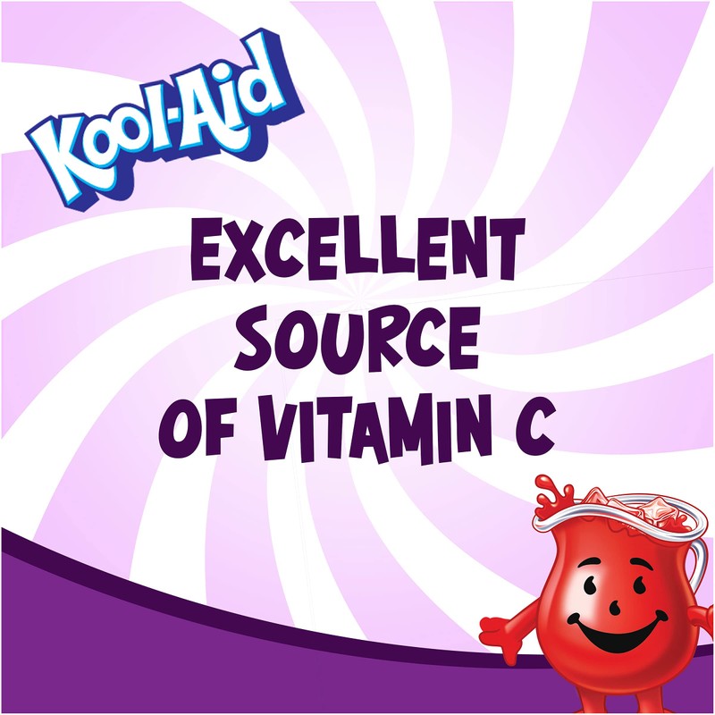 Kool-aid Grape Mix 19 Oz Container (2 Pack)