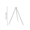 GRIRIW Lightweight Camping Tripod Stand Cooking Rack for Outdoor BBQ