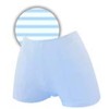 Nishiura Fluffy Fit Pants, Sax Blue, Border SS (1 Piece), Urine Removing Pad Holder Pants
