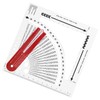 Knitting Gauge Converter Double Sided Clear Scale Knitting Stitch Counting