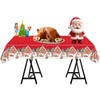 2 PCS Gingerbread Man Christmas Tablecloths Gingerbread Christms Decorations Christmas