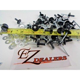 EZ-RIVETS Rupp Arctic Cat Mercuy Snowmobile (50) Large Head 3/16 Rivets And Washers