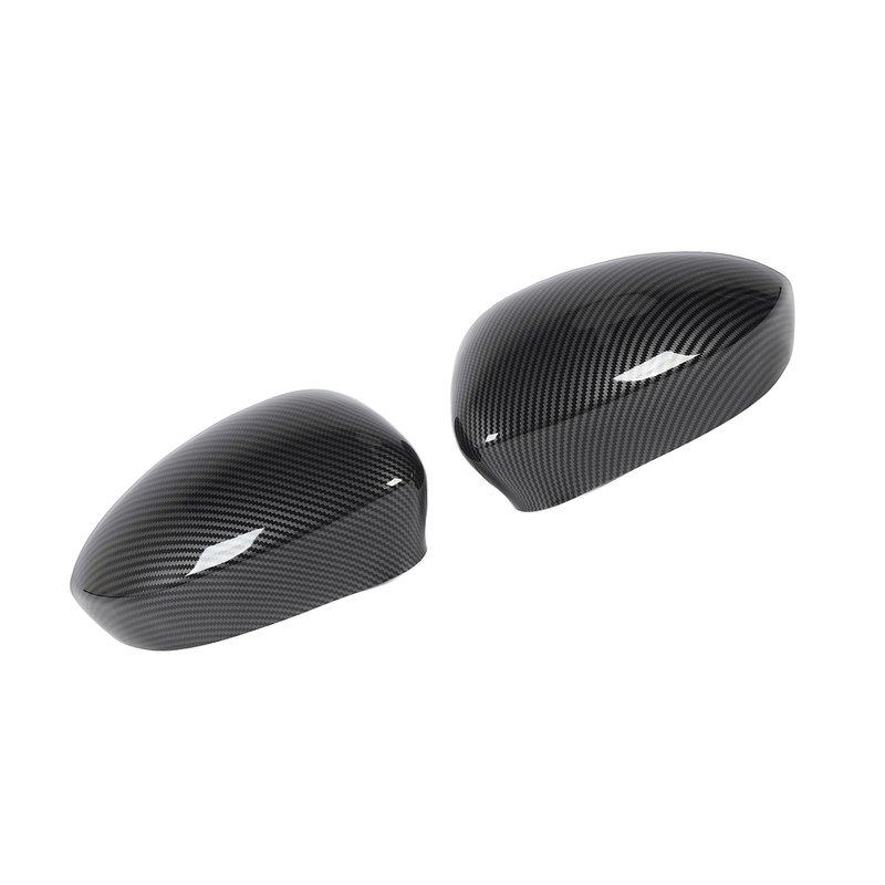 2 Pcs Door Side Rearview Mirror Cover Cap Left Right