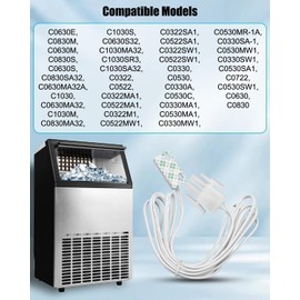 Curtain Switch Compatible with Scotsman Ice Machine C0322 C0330 C0522 C0530 C0630 C0830 C1030 C0322 C0330-A C0522SW-1, Ice Maker Curtain Switch Replace 11-0563-01