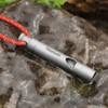 Lixada Titanium Emergency Whistle Ultralight Sports Coach Referee Whistles with