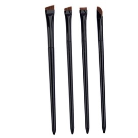 FRCOLOR Eyeliner Brush Set 1 Piece Angled Eyebrow Brush and Flat Makeup Tool for Women Precision Application for Eyeliner Eyebrow and Concealer