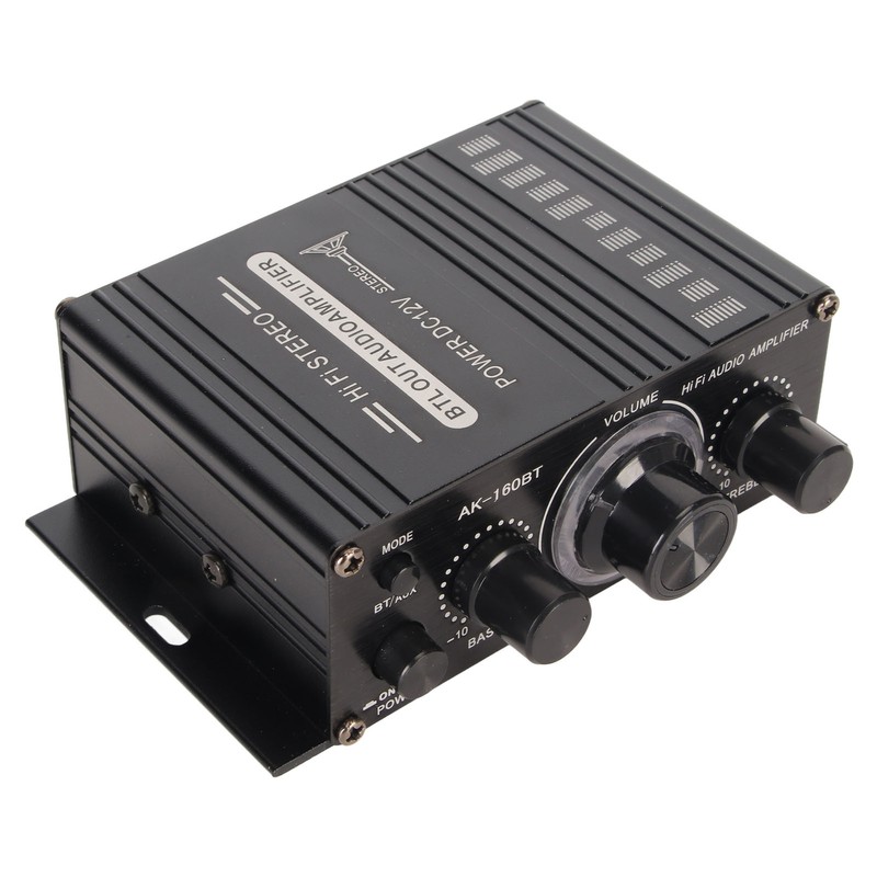 Bluetooth 5.0 Power Amplifier Clear Sound Quality Aluminium Alloy 20Hz