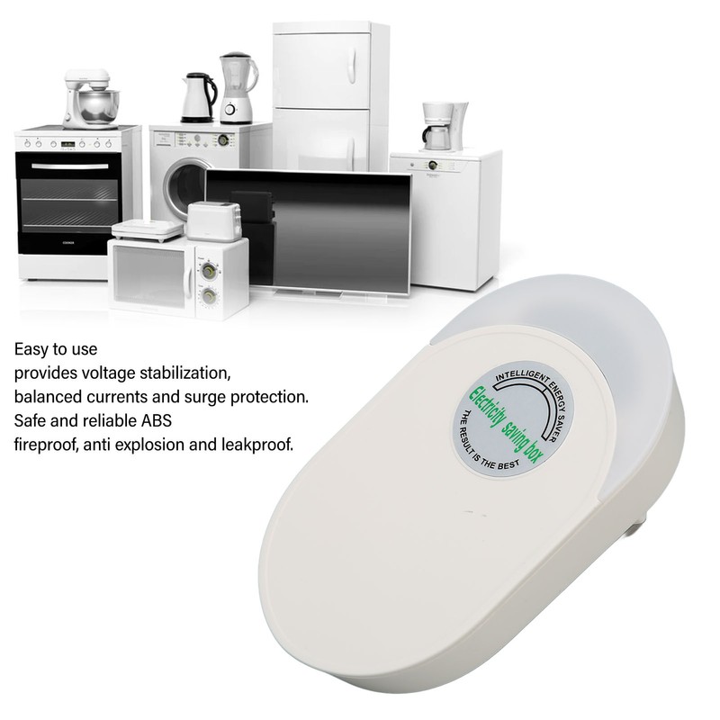 4Pcs Power Saver Safe Fireproof ABS Surge Protection Plug and