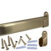 48" Oval Closet Rod Kit | Satin Nickel | Screw-On