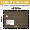 Shade&Beyond Customized Size 90% Sun Shade Cloth with Grommets, 10'