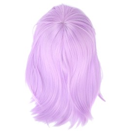 Straight Wig Women Cosplay Costume Party Heat Resistant Wigs for Party Daily Life Purple