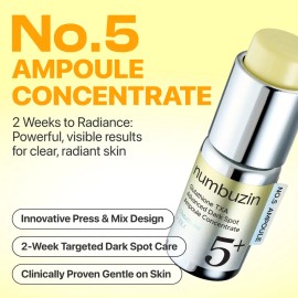 Numbuzin [Numbuzin]No.5 Glutathione TXA Advanced Dark Spot Ampoule Concentrate 10g+0.7g