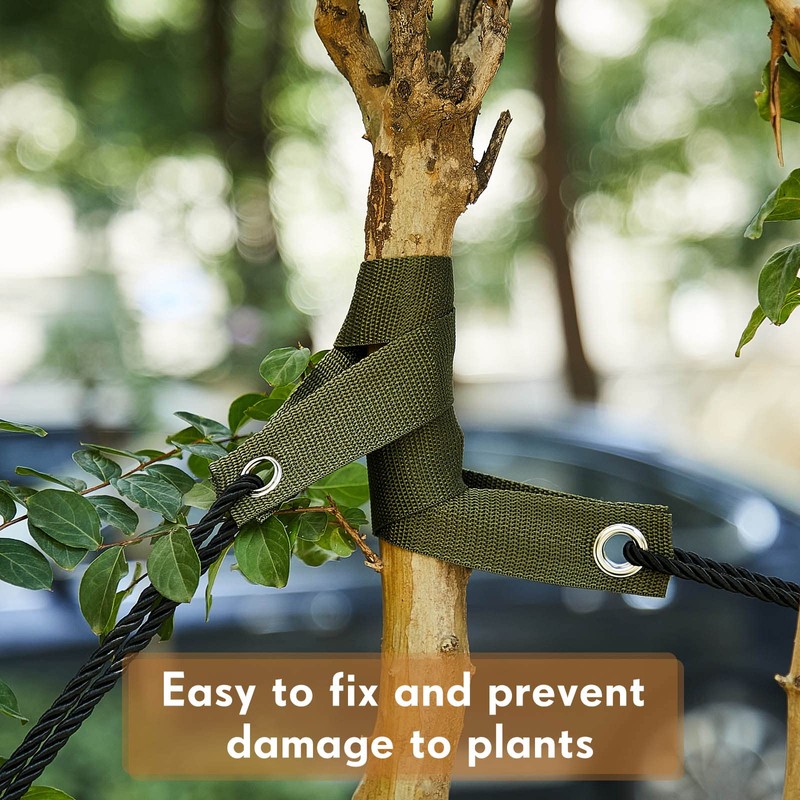 32 Pieces 15.74 Inches Tree Straps for Staking with Grommet