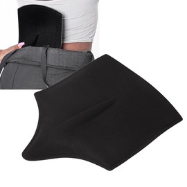 RETROGOO 1 Piece Lipo Foam Lumbar Molder Board Belt Abdominal Liposuction Foam Board For Stomach Black
