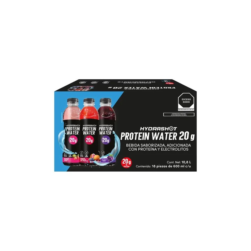 Pack 2 Bebidas De Proteína + Electrólitos Hydrashot Ctc