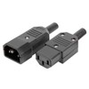 uxcell 3Pair AC250V 10A IEC C14 Male C13 Female, 3