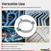 Steinberg14 - Ducting Clamp 100mm / 4'' - Galvanized Steel